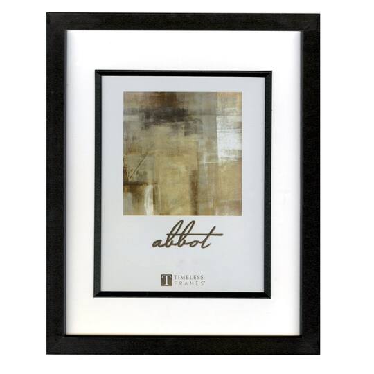 The Timeless Frames Black 8 X 10 Frame With Mat Abbot